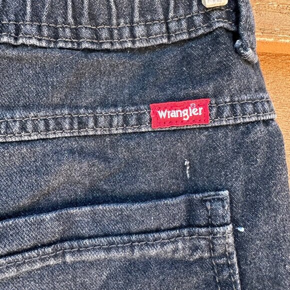 Wrangler Black Denim Jean Boys Shorts Size XL 14-16 - Picture 2 of 9